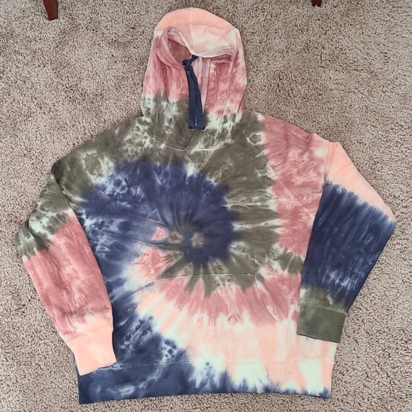 tie dye hoodie old navy